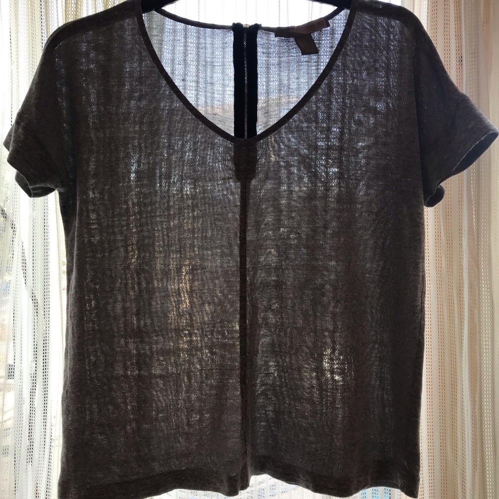 Forever 21 gray knitted top